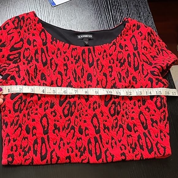 Express leopard print whimsygoth crop top - Picture 4 of 6